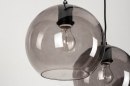 Pendelleuchte 73124: modern, Retro, Glas, Metall #14