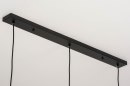 Pendelleuchte 73124: modern, Retro, Glas, Metall #18