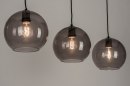 Hanglamp 73124: modern, retro, glas, metaal #4