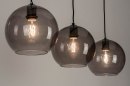 Pendelleuchte 73124: modern, Retro, Glas, Metall #5