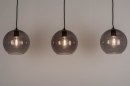 Hanglamp 73124: modern, retro, glas, metaal #7