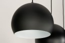 Hanglamp 73128: modern, retro, metaal, zwart #11