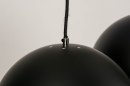 Hanglamp 73128: modern, retro, metaal, zwart #13