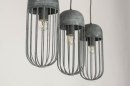Hanglamp 73130: modern, stoer, raw, metaal #10