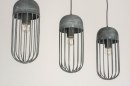 Hanglamp 73130: modern, stoer, raw, metaal #9