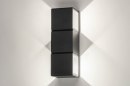 Wandleuchte 73141: modern, Aluminium, Metall, schwarz #3