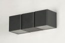 Wandleuchte 73141: modern, Aluminium, Metall, schwarz #5