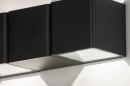 Wandleuchte 73141: modern, Aluminium, Metall, schwarz #6