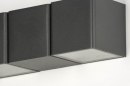 Wandleuchte 73141: modern, Aluminium, Metall, schwarz #7