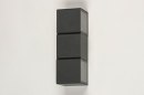 Wandleuchte 73141: modern, Aluminium, Metall, schwarz #8