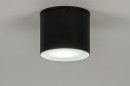 Deckenleuchte 73150: modern, Aluminium, schwarz, matt #1
