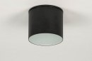 Deckenleuchte 73150: modern, Aluminium, schwarz, matt #2