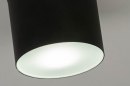 Plafondlamp 73150: modern, aluminium, zwart, mat #3