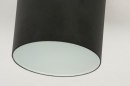 Plafondlamp 73150: modern, aluminium, zwart, mat #4