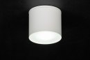 Plafondlamp 73151: modern, aluminium, wit, mat #1
