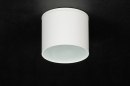 Plafondlamp 73151: modern, aluminium, wit, mat #4