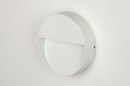 Foto 73164-4: Ronde led wandlamp voor buiten in het, ook als huisnummerlamp te gebruiken