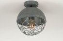 Plafondlamp 73178: modern, stoer, raw, retro #2