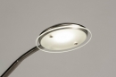 Foto 73185-18: Klassieke led uplighter met leeslamp en is dimbaar met de dimmers op het armatuur