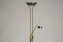 Vloerlamp 73186: modern, klassiek, eigentijds klassiek, brons #18