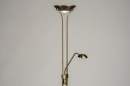 Vloerlamp 73186: modern, klassiek, eigentijds klassiek, brons #19