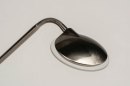 Vloerlamp 73187: modern, staal rvs, metaal, staalgrijs #12