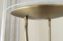 Foto 73188-16 detailfoto: Moderne led vloerlamp uitgevoerd in brons en voorzien van een uplighter en een leeslamp