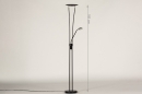 Vloerlamp 73189: modern, metaal, zwart, mat #1