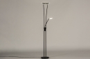 Vloerlamp 73189: modern, metaal, zwart, mat #2