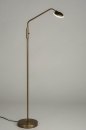 Vloerlamp 73195: modern, klassiek, eigentijds klassiek, brons #1