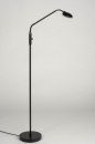 Vloerlamp 73196: modern, metaal, zwart, mat #5