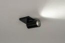 Foto 73234-4: Funktionaler, schwarzer Deckenstrahler mit großer Lichtwirkung in dezentem Design.