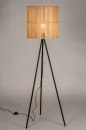 Vloerlamp 73246: modern, retro, hout, metaal #1