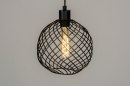Hanglamp 73251: modern, metaal, zwart, mat #2