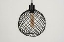 Hanglamp 73251: modern, metaal, zwart, mat #5