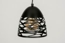 Hanglamp 73253: modern, metaal, zwart, mat #5
