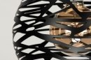 Hanglamp 73256: modern, metaal, zwart, mat #10