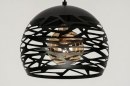 Hanglamp 73256: modern, metaal, zwart, mat #5
