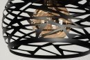 Hanglamp 73256: modern, metaal, zwart, mat #9