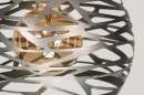 Pendelleuchte 73258: modern, coole Lampen grob, Metall, stahlgrau #10