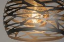 Pendelleuchte 73258: modern, coole Lampen grob, Metall, stahlgrau #7
