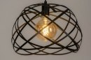 Pendelleuchte 73264: modern, Metall, schwarz, matt #3