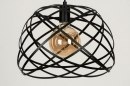 Hanglamp 73264: modern, metaal, zwart, mat #6