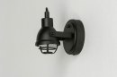 Foto 73292-13: Kleine zwarte led spot / plafondspot / wandspot.