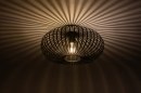 Ceiling lamp 73293: modern, retro, metal, black #1
