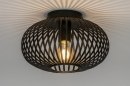 Ceiling lamp 73295: modern, retro, metal, black #2
