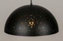 Hanglamp 73313: modern, metaal, zwart, mat #4