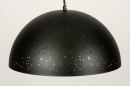 Hanglamp 73313: modern, metaal, zwart, mat #7