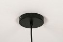Foto 73315-9: Hanglamp 'industrieel' van zwart gaas 