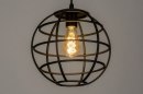 Pendelleuchte 73320: Industrielook, modern, Metall, schwarz #2